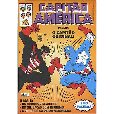 ALMANAQUE DO CAPITÃO AMERICA nº 150 - Editora Abril