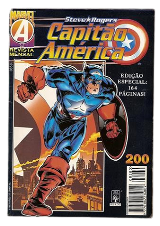 ALMANAQUE DO CAPITÃO AMERICA nº 200 - Editora Abril