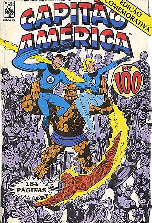 ALMANAQUE DO CAPITÃO AMERICA nº 100 - Editora Abril