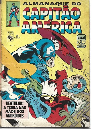 ALMANAQUE DO CAPITÃO AMERICA nº 88 - Editora Abril