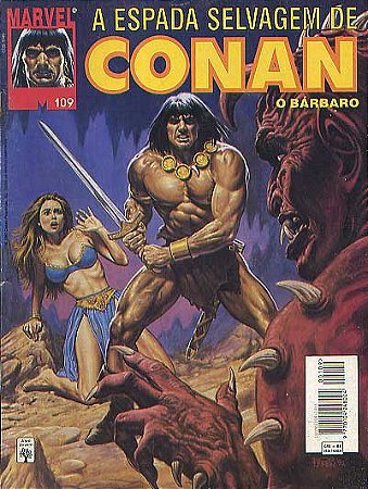 A ESPADA SELVAGEM DE CONAN nº 109 - ED ABRIL