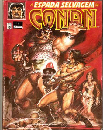 A ESPADA SELVAGEM DE CONAN nº 76 - ED ABRIL