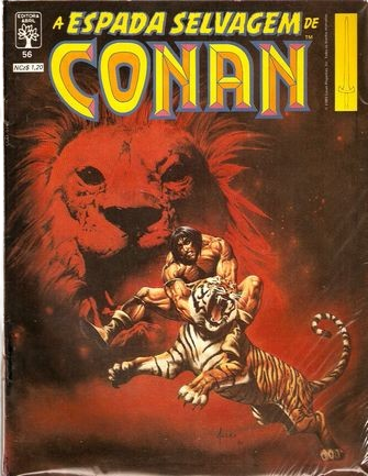 A ESPADA SELVAGEM DE CONAN nº 56 - ED ABRIL