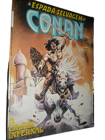 A ESPADA SELVAGEM DE CONAN nº 09 - ED ABRIL