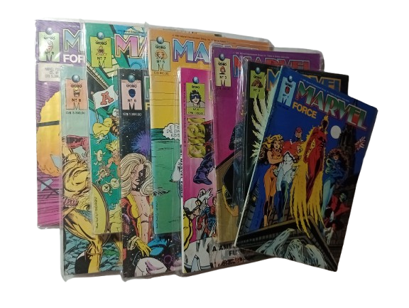 MARVEL FORCE - 09 EDIÇÕES - ED GLOBO