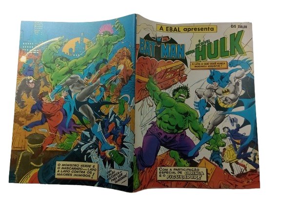 BATMAN versus O INCRIVEL HULK - ANO 1982 - EDIÇÃO ESPECIAL ED EBAL