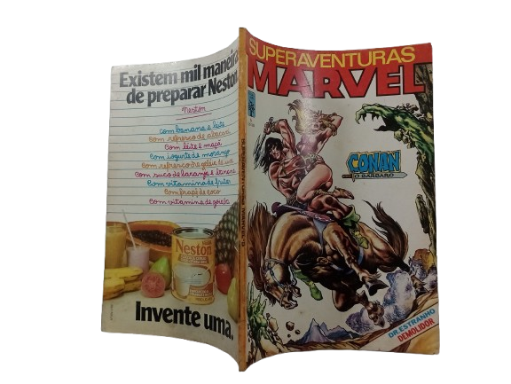 SUPERAVENTURAS MARVEL Nº 05 - CONAN O BARBARO - ed Abril