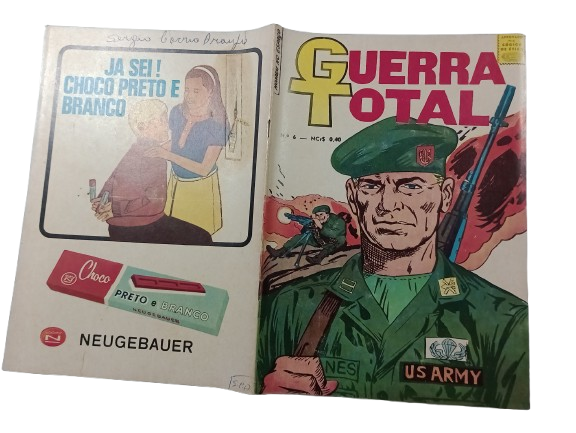 GUERRA TOTAL Nº 06 - EDITORA O CRUZEIRO - ANO 1969