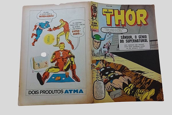 O PODEROSO THOR Nº 08 - ALBUM GIGANTE - ED EBAL