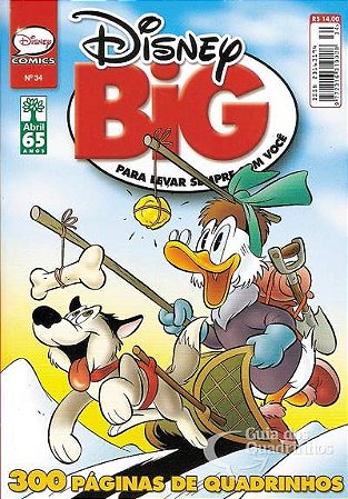 DISNEY BIG Nº 34 - Ed Abril - 300 páginas / PATINHAS