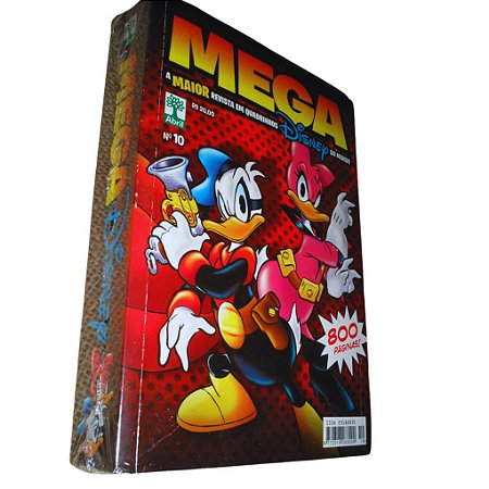 MEGA DISNEY Nº 10 - Ed Abril - 800 páginas / A MAIOR REVISTA EM QUADRINHOS