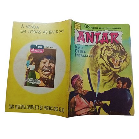 ANTAR - KALI DEUSA INSACIÁVEL - Nº 21 - ANO 1962 - ED EDITORMEX