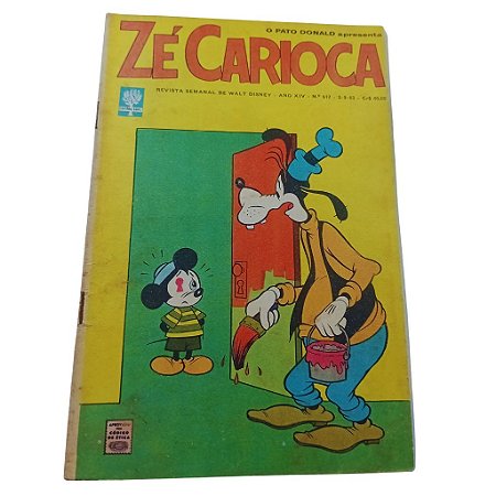 ZÉ CARIOCA nº 617 - Ano 1963 - Ed Abril