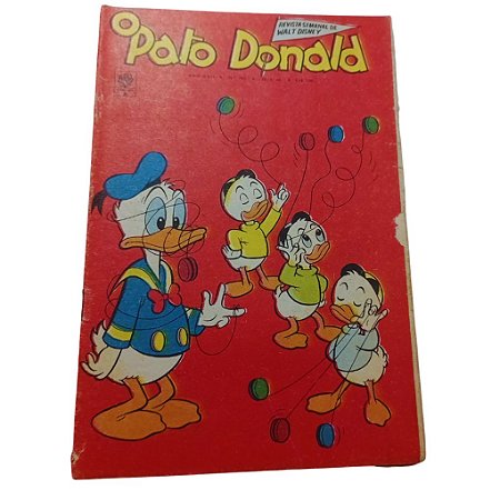 O PATO DONALD nº 750- Ano 1966 - Ed Abril