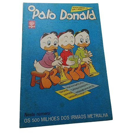 O PATO DONALD nº 706 - Ano 1965 - Ed Abril