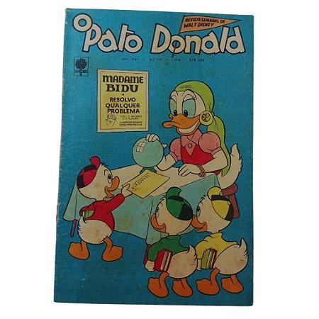 O PATO DONALD nº 778 - Ano 1966 - Ed Abril