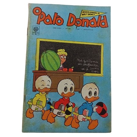 O PATO DONALD nº 800 - Ano 1967 - Ed Abril