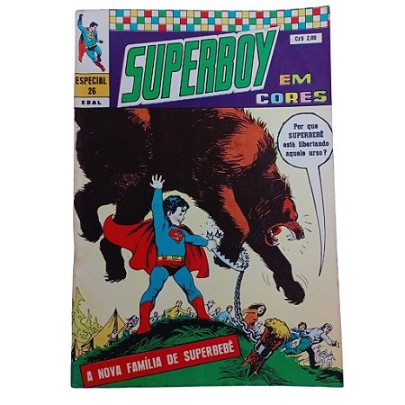 SUPERBOY EM CORES nº 26 - ED EBAL ano 1973