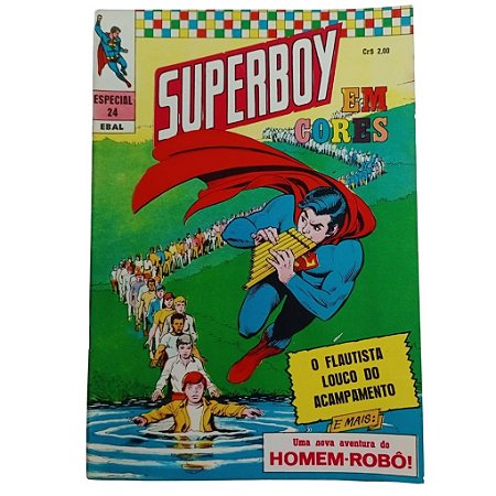 SUPERBOY EM CORES nº 24 - ED EBAL - ano 1973