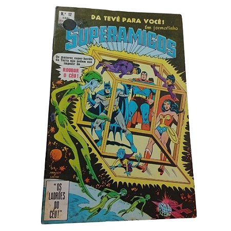 SUPERAMIGOS nº 12 ( FORMATINHO COLORIDO ) - EBAL 1979
