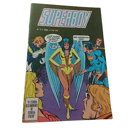 SUPERBOY Nº 5 ( FORMATINHO COLORIDO ) - EBAL 1977