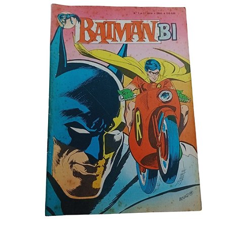 BATMAN BI Nº 1 - 2ª SÉRIE - ED EBAL - ANO 1977
