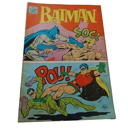 BATMAN Nº 08 - 4ª SÉRIE - ED EBAL - ANO 1977