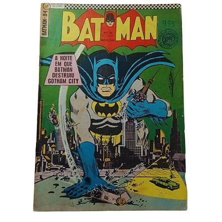 BATMAN Nº 84 - 2ª SÉRIE - ano 1968 - ED EBAL