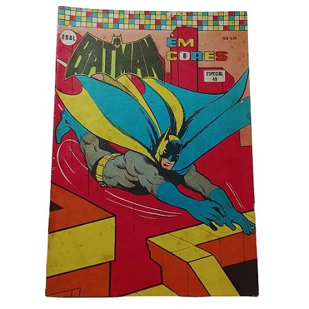 BATMAN EM CORES Nº 49 - ano 1974 - ED EBAL
