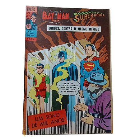 INVICTUS Nº 51 - BATMAN E SUPERMAN - ED EBAL - ANO 1971