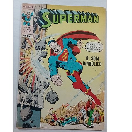 SUPERMAN nº 95 - 3ª série - Editora Ebal - ano 1972