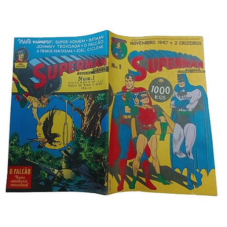 FAC SIMILE - SUPERMAN Nº 01 - EBAL