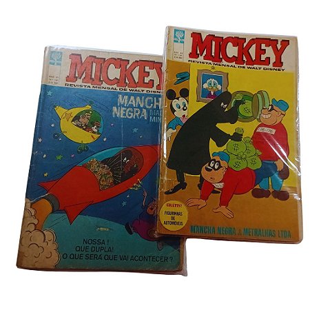 Lotinho MICKEY nºs 161 e 169 - EDITORA ABRIL
