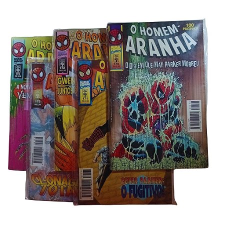 Kit Homem Aranha - Editora Abril - nºs 170 a 174