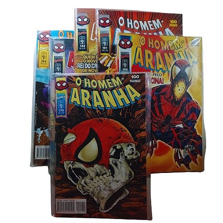 Kit Homem Aranha - Editora Abril - nºs 179 ao 184