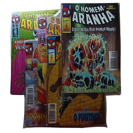 Kit Homem Aranha - Editora Abril - nºs 170 a 174 x
