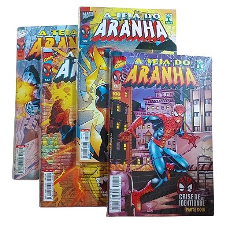 Kit A Teia do Aranha - Editora Abril - nºs 121 a 124