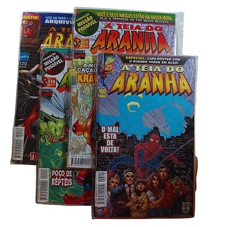 Kit A Teia do Aranha - Editora Abril -- nºs 115, 117, 118 e 120