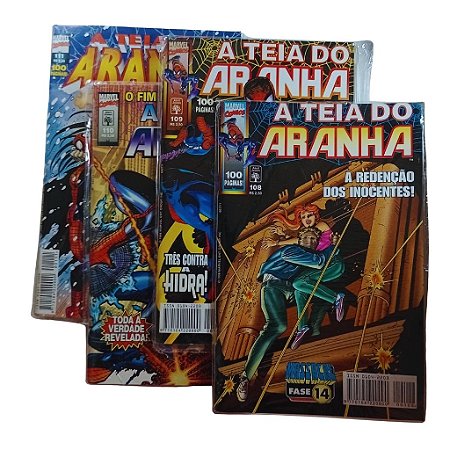 Kit A Teia do Aranha - Editora Abril - nºs 108 ao 111