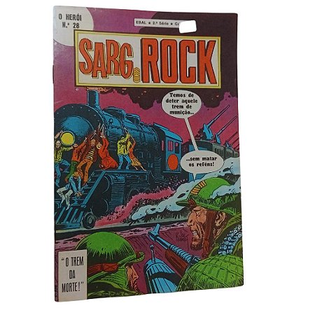 O Herói - Sarg Rock nº 28 - formatinho - Ebal
