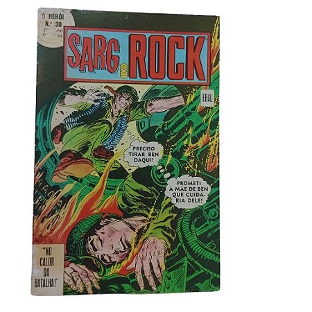 DUPLICADO - O Herói - Sarg Rock nº 28 - formatinho - Ebal