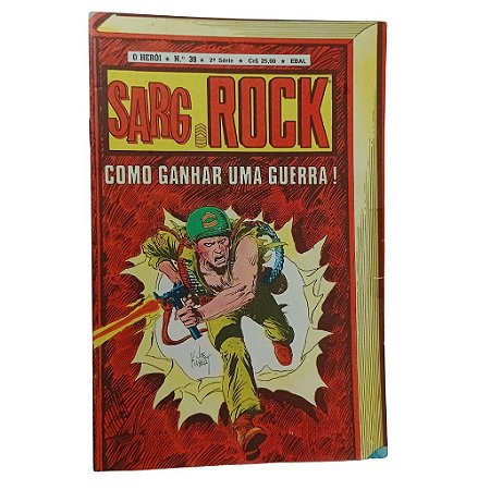 O Herói - Sarg Rock nº 39 - formatinho - Ebal