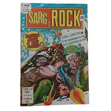 O Herói - Sarg Rock nº 15 - formatinho - Ebal