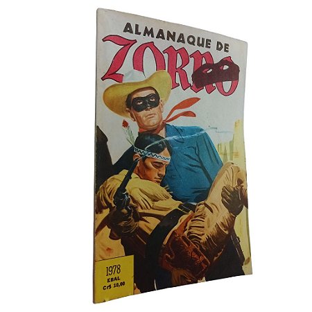 ALMANAQUE DE ZORRO - 1978 - Editora Ebal