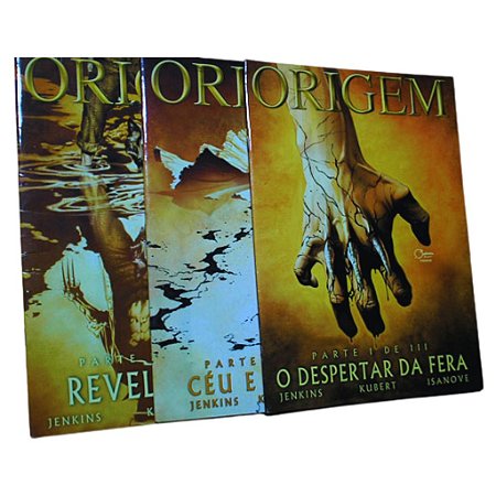 ORIGEM O DESPERTAR DA FERA - WOLVERINE - Mini Série 3 volumes - Ed Panini