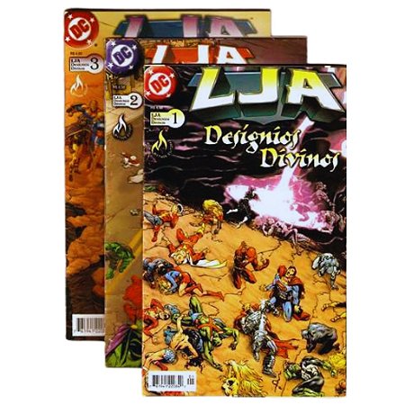 LJA DESIGNIOS DIVINOS - mini série em 3 partes - Ed Mythos