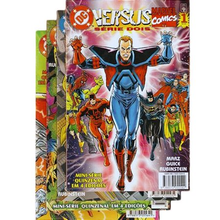 DC VERSUS MARVEL / SÉRIE DOIS - 4 VOLUMES - Ed ABRIL