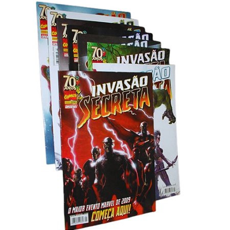 INVASÃO SECRETA - 8 VOLUMES - Ed PANINI