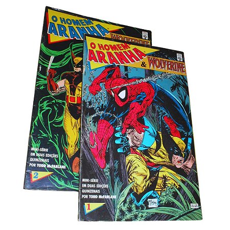 O HOMEN-ARANHA & WOLVERINE - Mini série 02 partes - Ed Panini