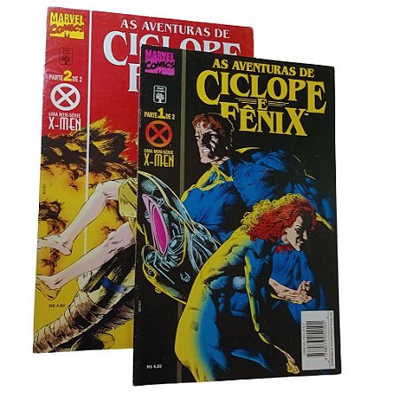 AS AVENTURAS DE CICLOPE E FÊNIX - MINI SÉRIE COMPLETA - ED ABRIL